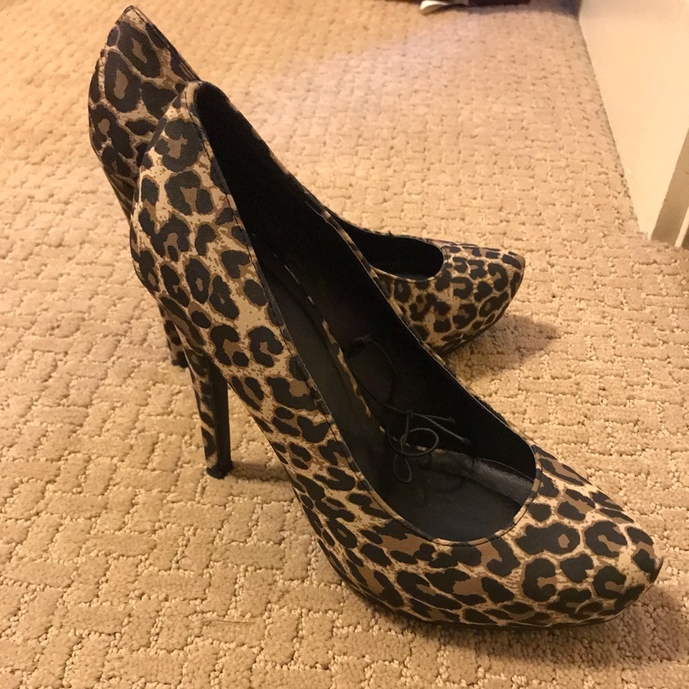 Animal Print Pumps